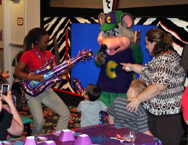 Demonstration of Air Guitar